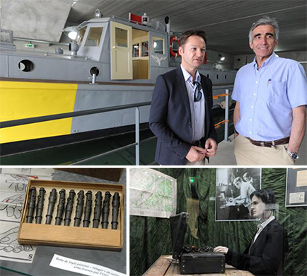 Dominique
Soulier et Eric Kauffmann, initiateur du projet MM Park